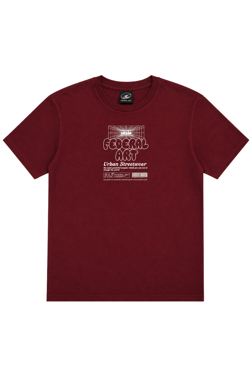CAMISETA MC JUV 17213 FEDERAL ART BORDO