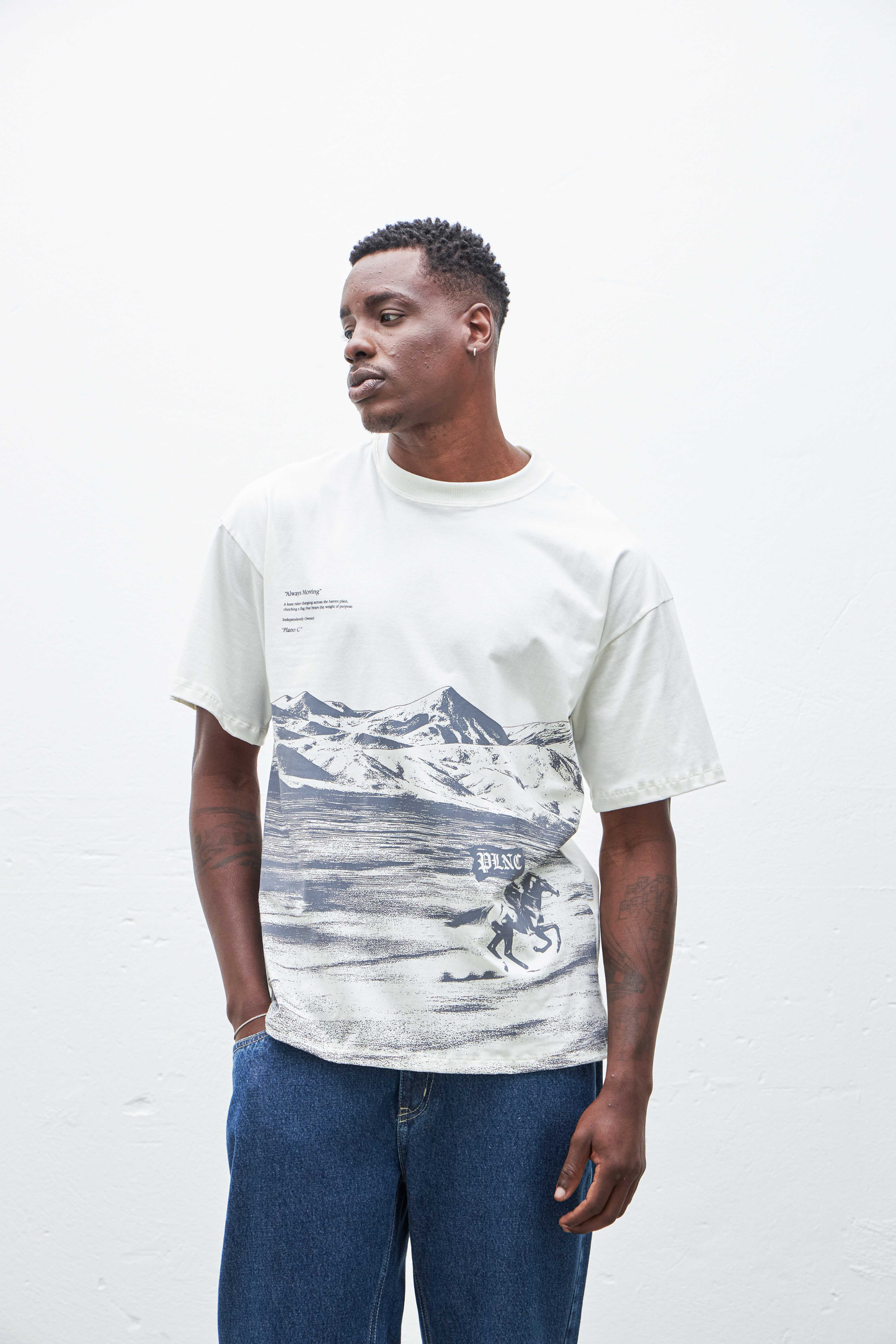 CAMISETA LONE RIDER COTTON 26/1
