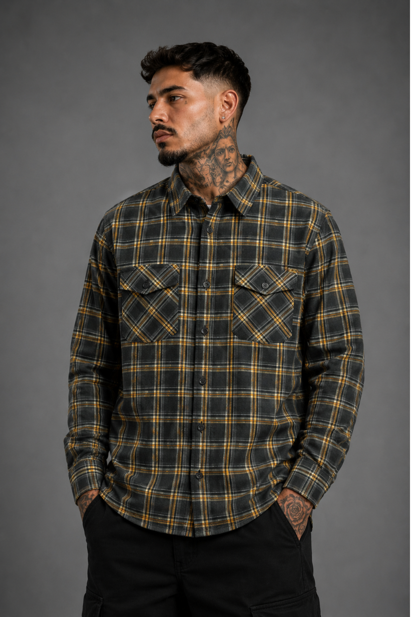 CAMISA FEDERAL ART FLANELA XADREZ JUNINA BOSS 15217 UNICA