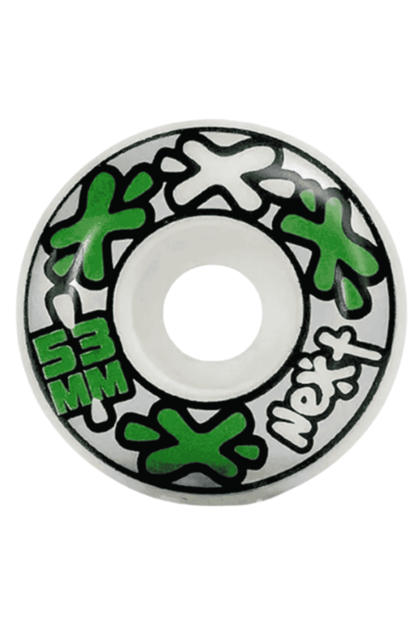 RODA NEXT WHITE/GREEN 53mm 95A