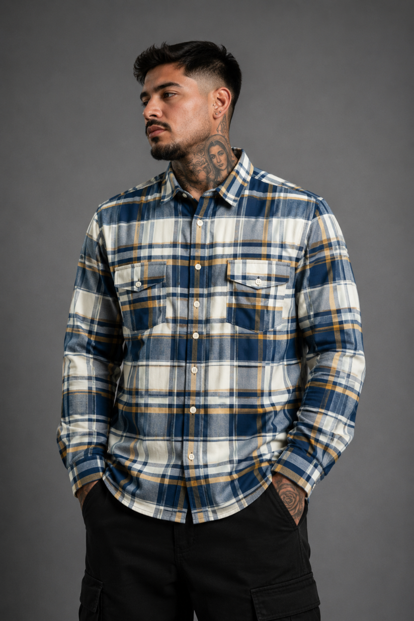 CAMISA FEDERAL ART FLANELA XADREZ 16924