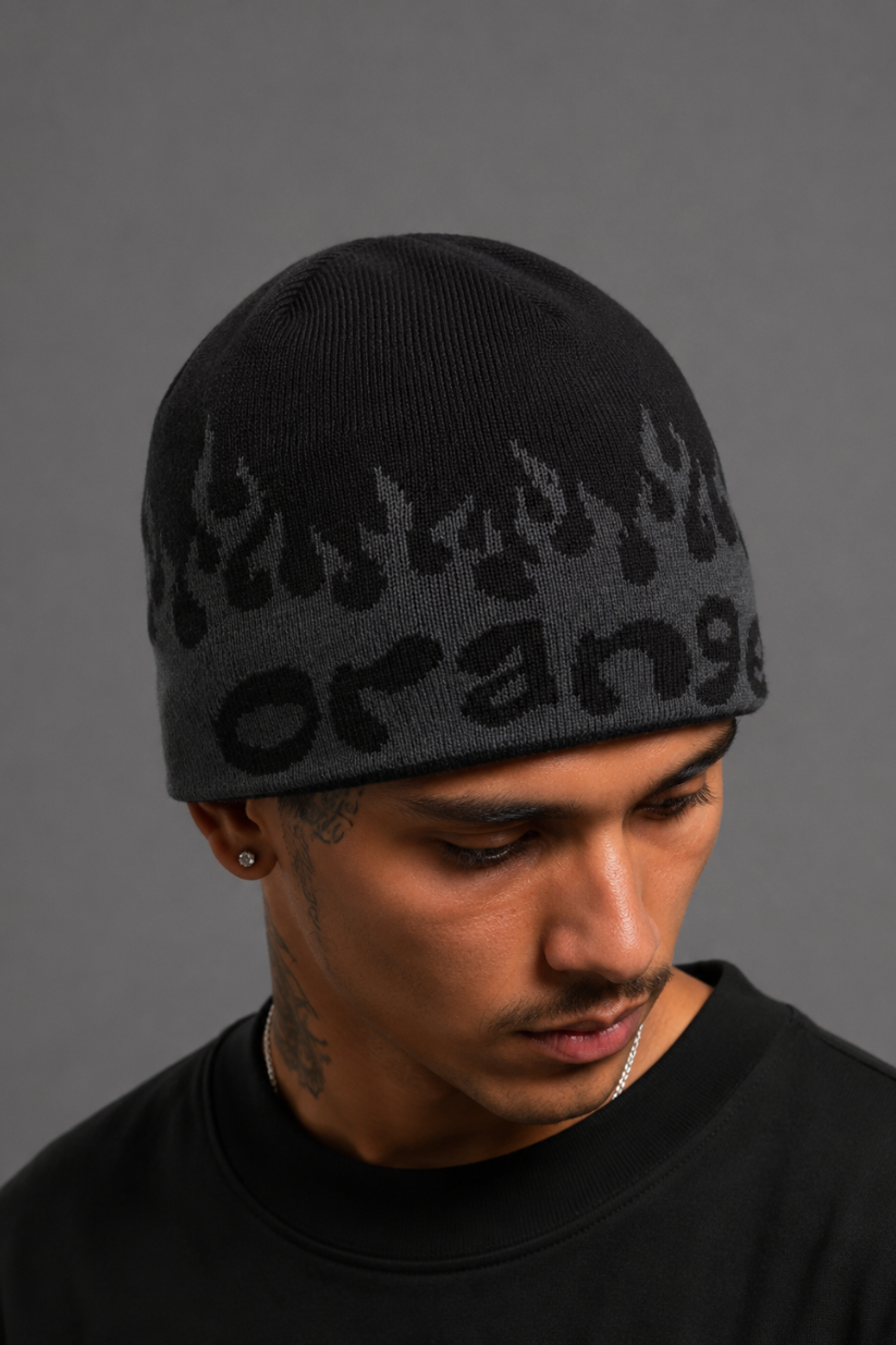 GORRO ORANGE FIRE CINZA
