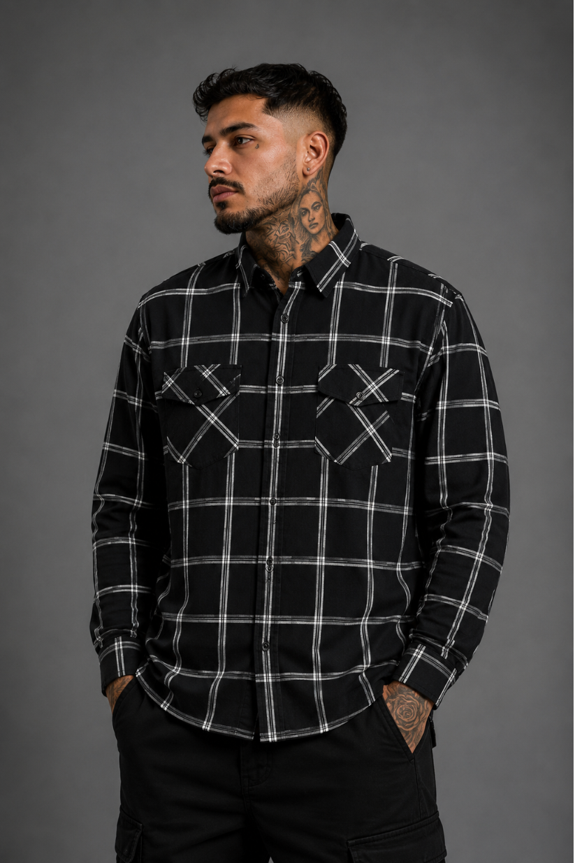 CAMISA FLANELA XADREZ FEDERAL ART 15216