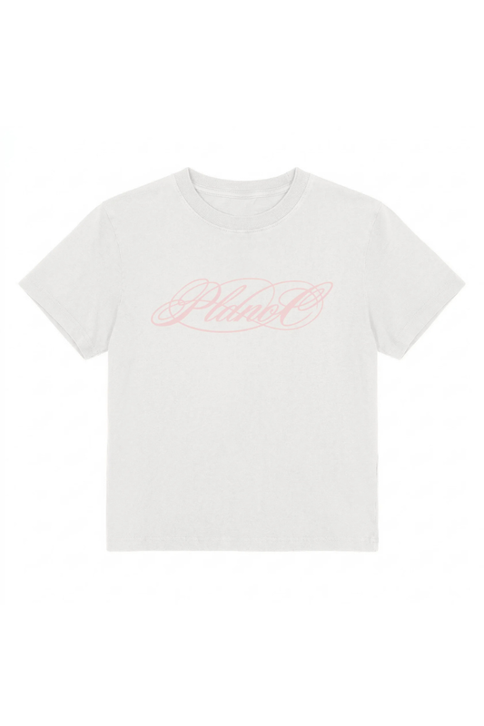 CAMISETA BABY TEE SCRIPT PLANO C