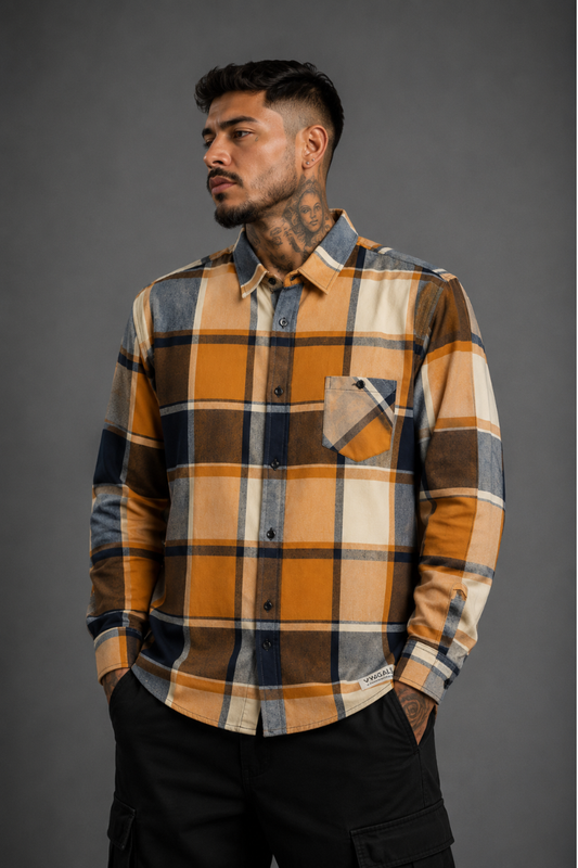 CAMISETA VAGALS MANGA XADREZ JUNINA