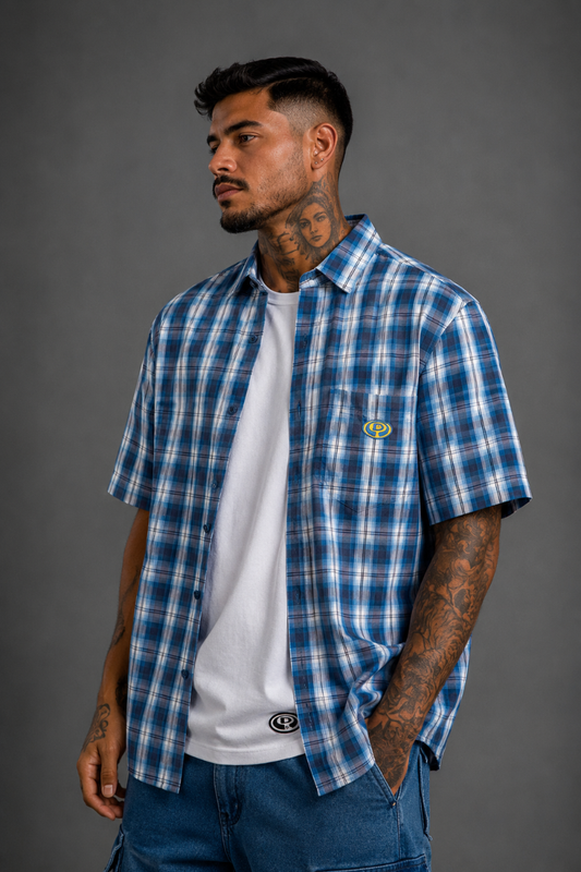 CAMISA DROPDEAD MANGA CURTA PAISLEY SHIRT XADREZ