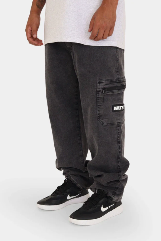 CALÇA WATS JEANS POCKET MARMORIZADA