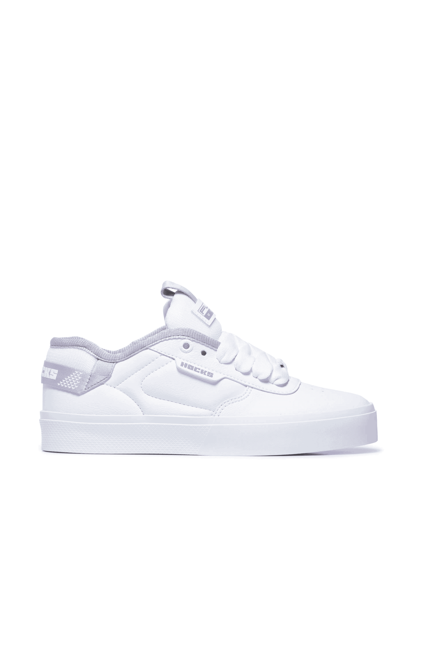 TENIS HOCKS FLAT CORE BRANCO LILAC