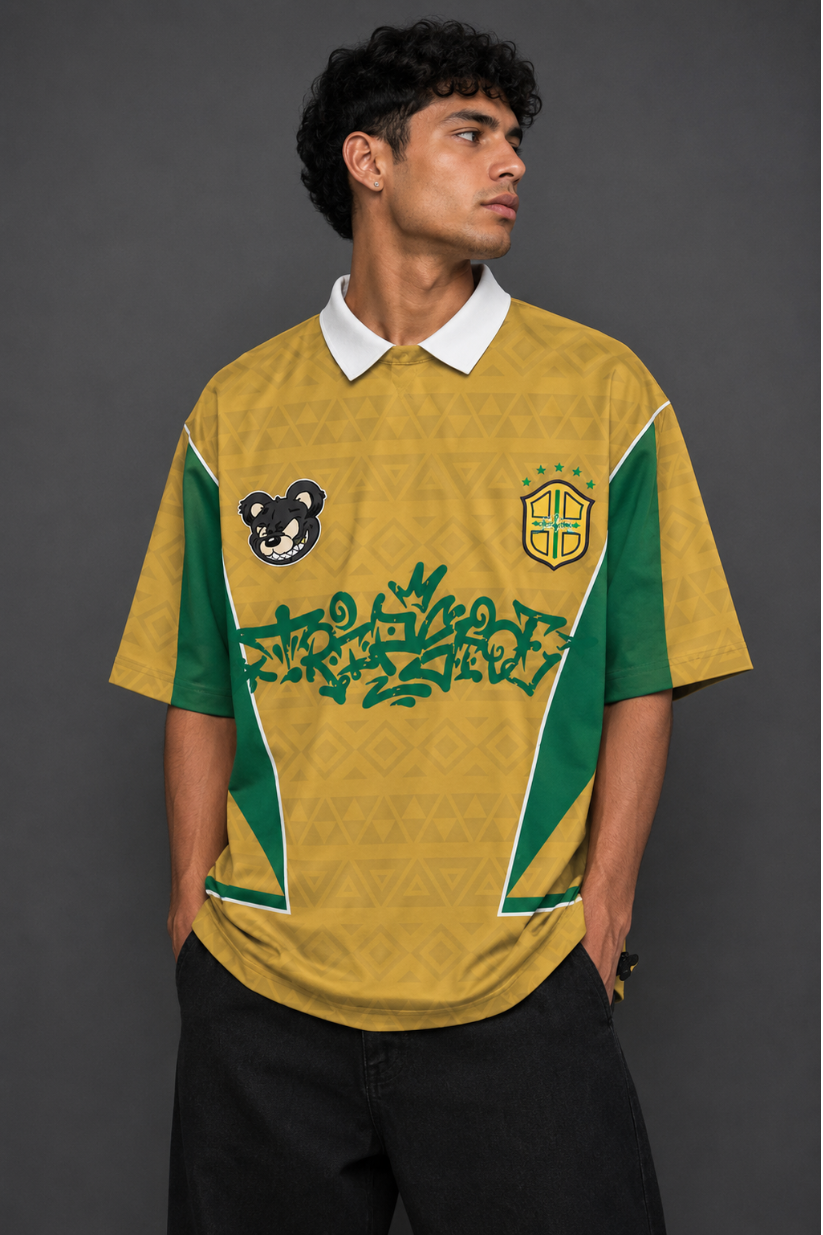 CAMISA TIME POLO DRY FIT COPA AMARELO REF: PD09