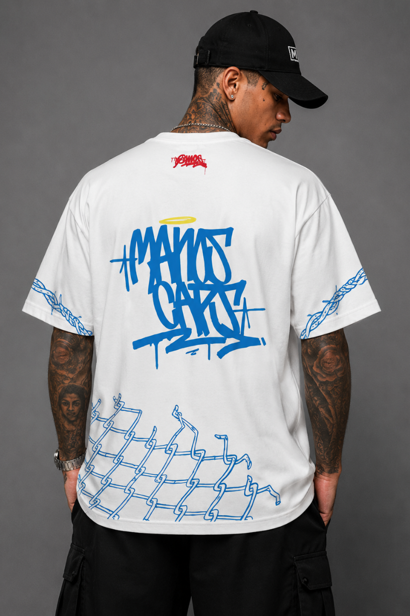 CAMISETA MANOS CAPS OVERSIZED BREAK FREE