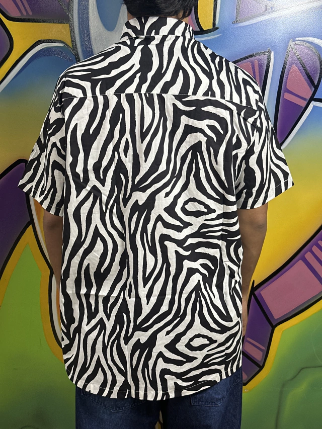 CAMISA DE BOTÃO ZEBRA LOMBRA