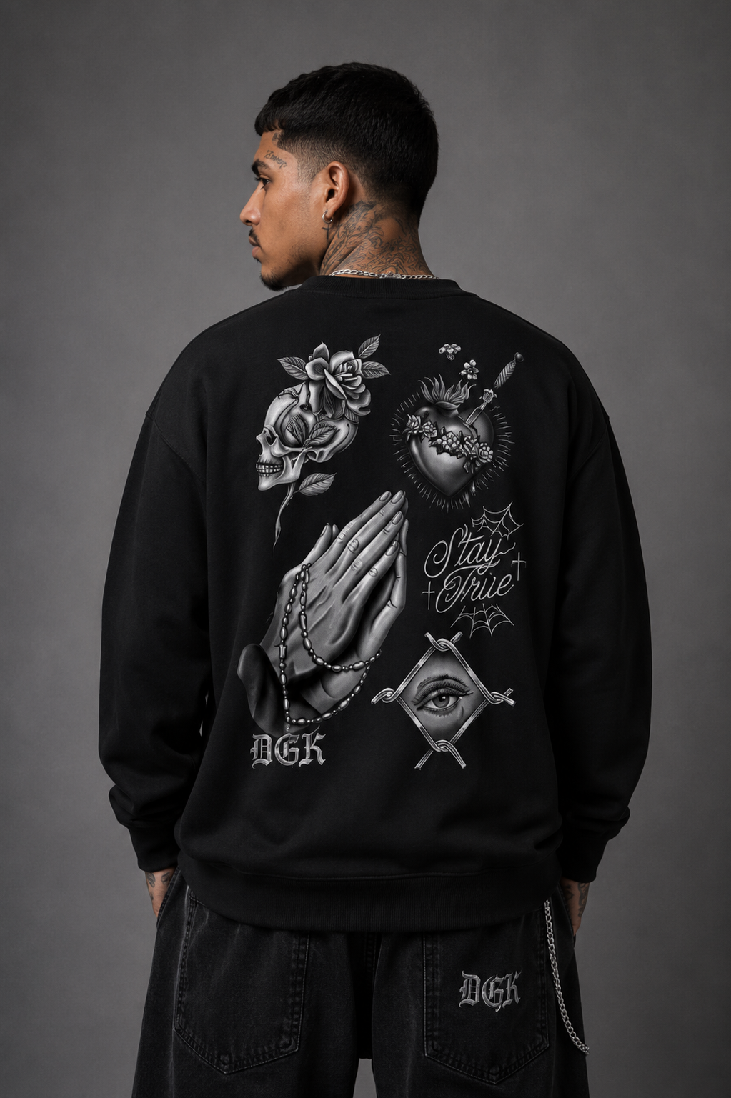 MOLETOM CREWNECK DGK STAY TRUE
