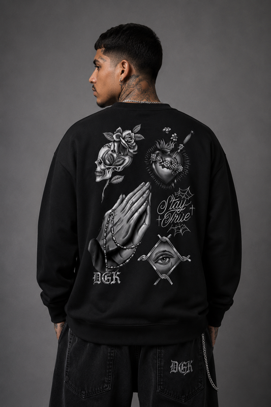 MOLETOM CREWNECK DGK STAY TRUE