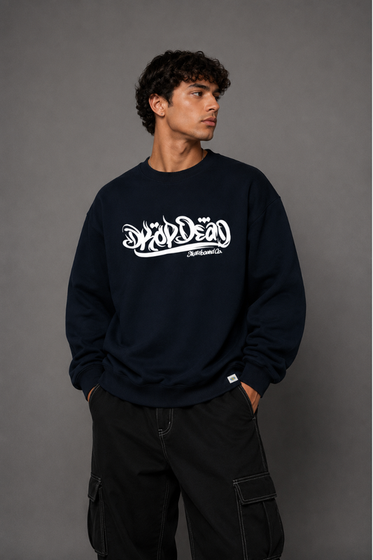 MOLETOM CARECA CALLIGRAPH DROPDEAD