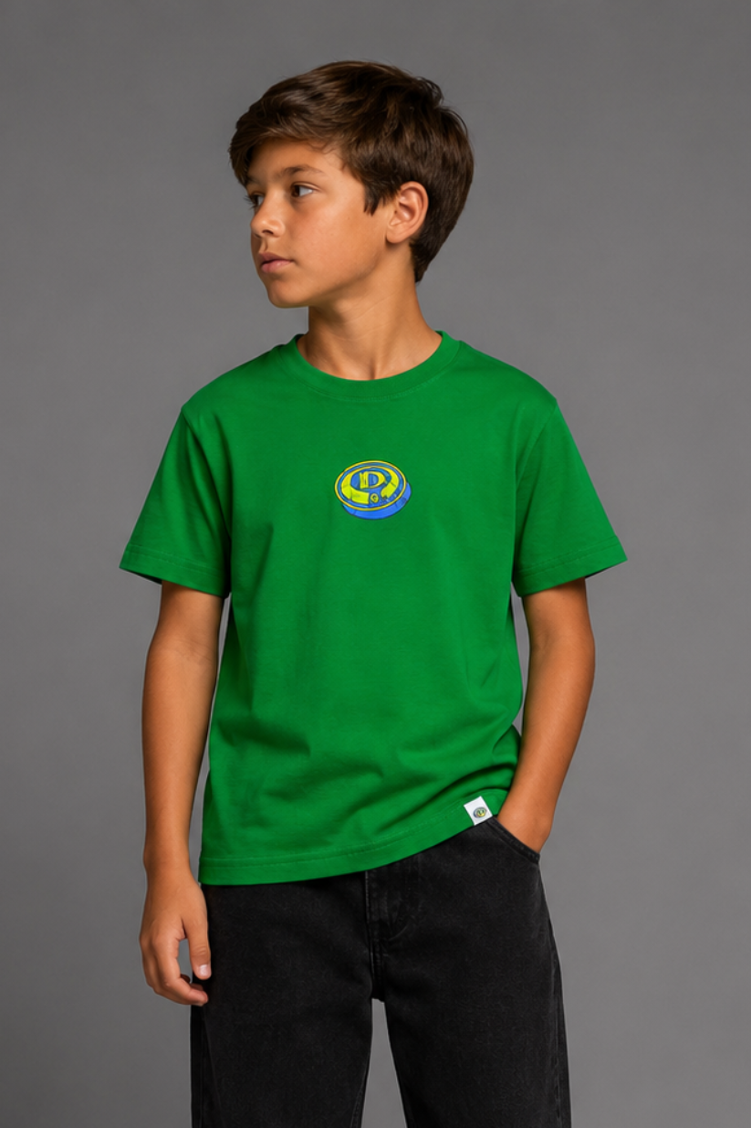 CAMISETA INFANTO JUVENIL DROPDEAD CRACKED