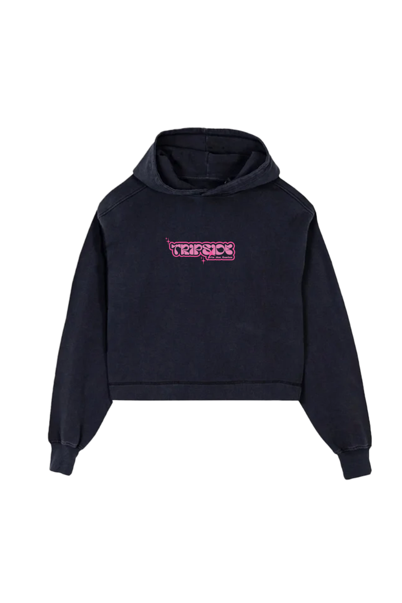 CROPPED MOLETOM FEMININO CAPUZ TRIPSIDE REF: MC02