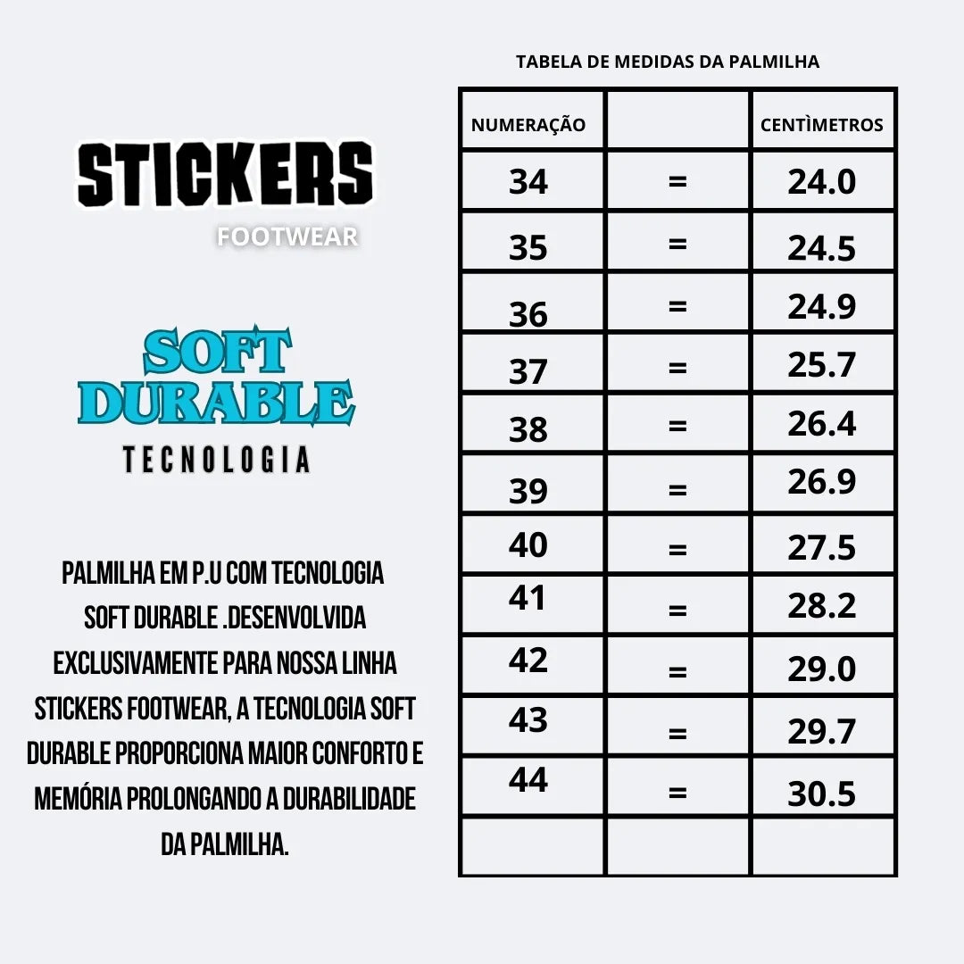 TENIS STICKERS CALI BLACK WHITE