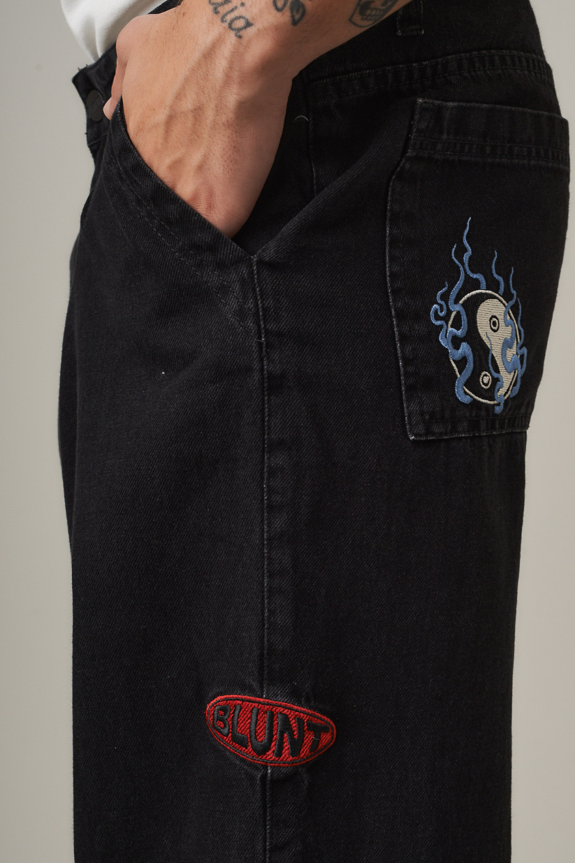 CALCA BLUNT RENVY BLACK JEANS 230040