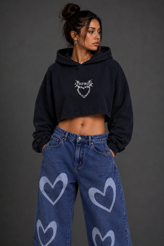 CROPPED MOLETOM FEMININO CAPUZ TRIPSIDE REF: MC03
