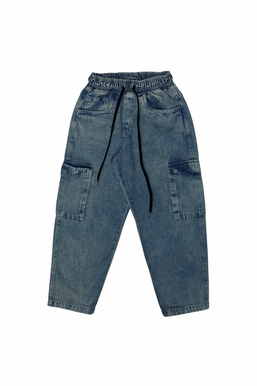 CALÇA JUVENIL ELAST STRAITH CARGO/DELAVE JOHN ROGER