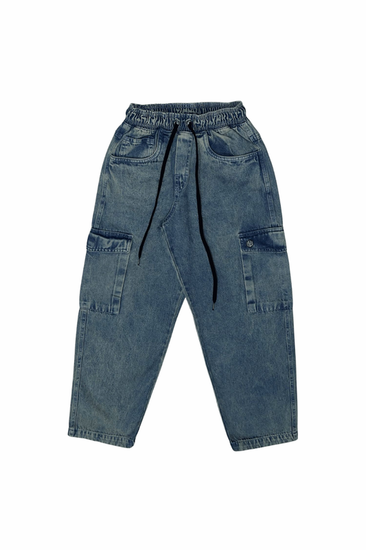 CALÇA JUVENIL ELAST STRAITH CARGO/DELAVE JOHN ROGER