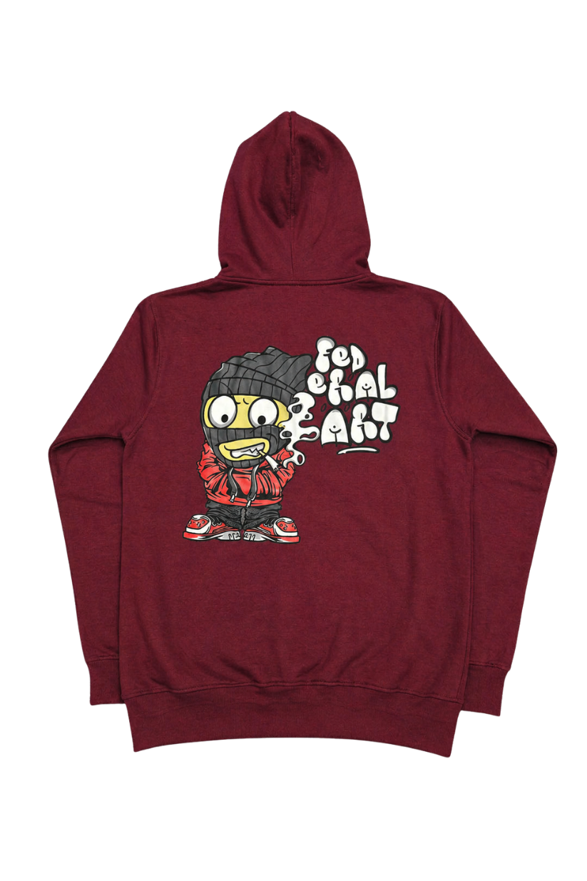 BLUSA MOLETOM FEDERAL ART CANGURU ZIPER ABERTO BOSS 16712