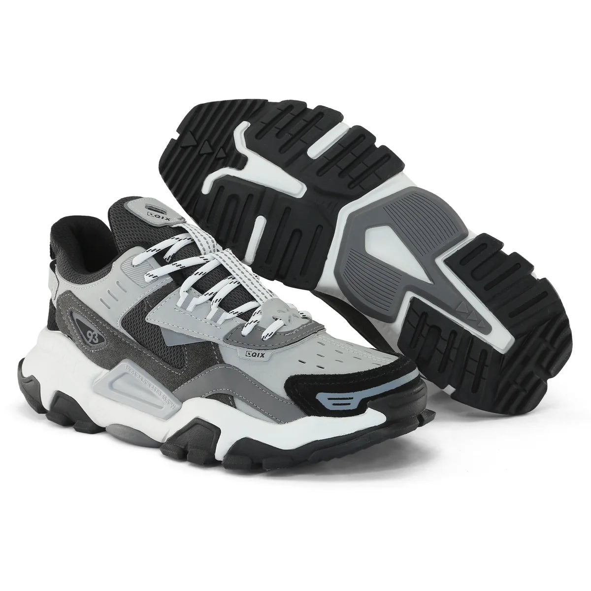 TENIS TREK AD MASC SINTETICO SOLAR TR/PVC QIX  CINZA/PRETO