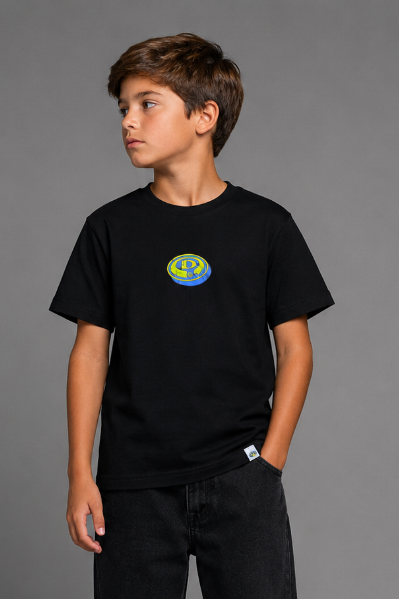 CAMISETA INFANTO JUVENIL DROPDEAD CRACKED