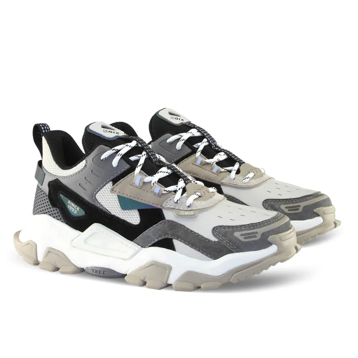 TENIS TREK AD MASC SINTETICO SOLA TR/PVC QIX 52020009 BEGE/GRAFITE