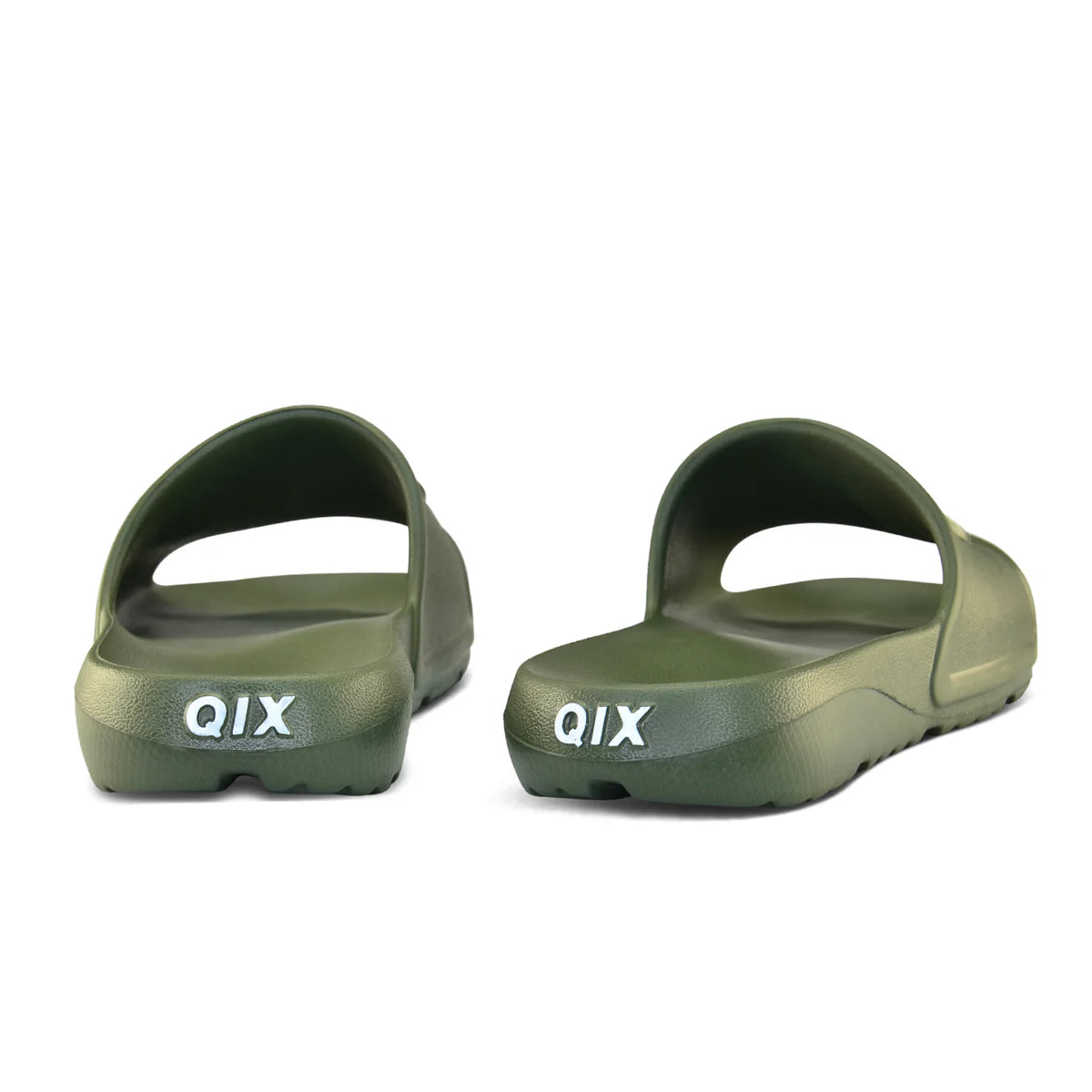 CHINELO QIX NUVEM SLIDE FULL MILITAR E BRANCO