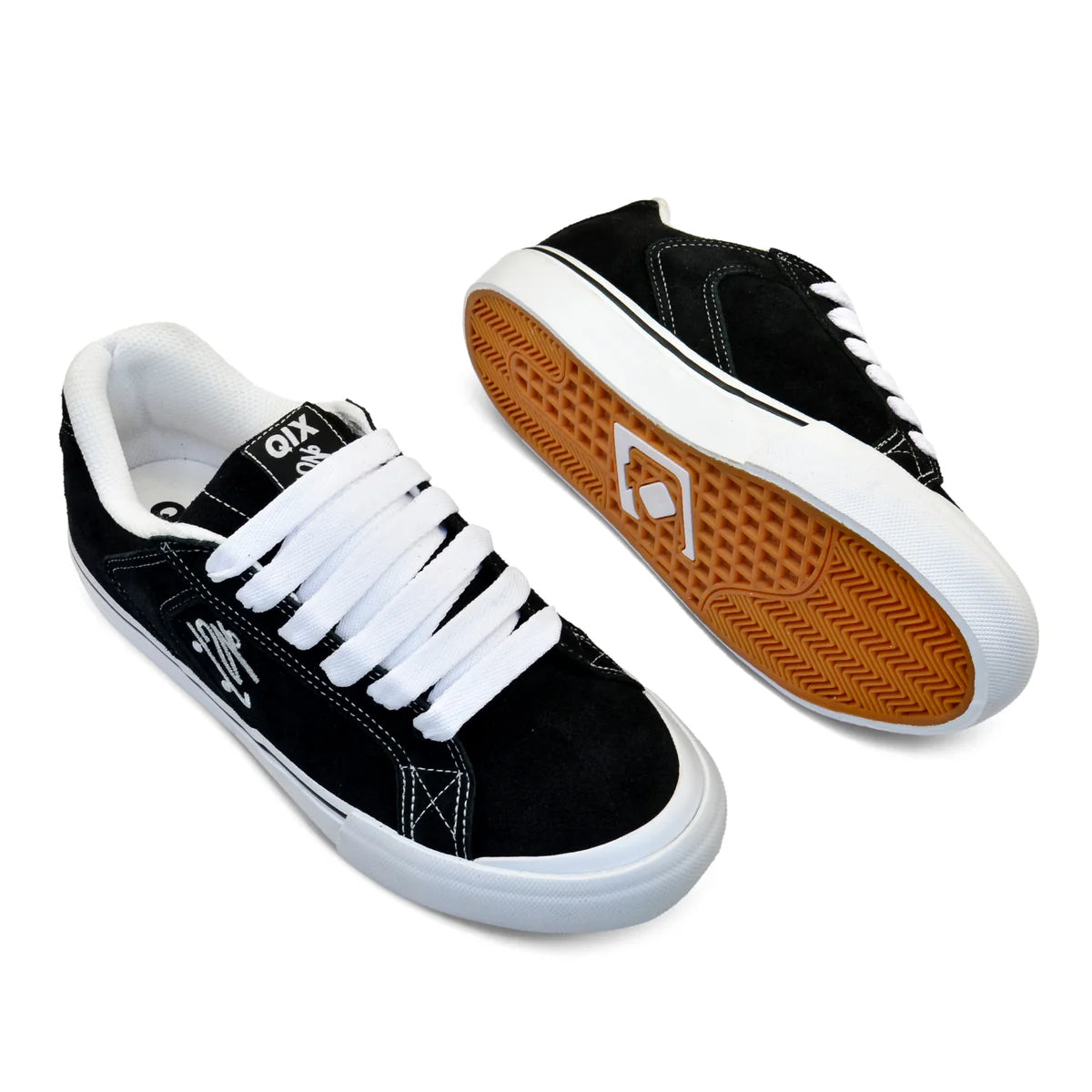 TENIS QIX CHORÃO PARK R:QXVU0049 - PRETO E BRANCO