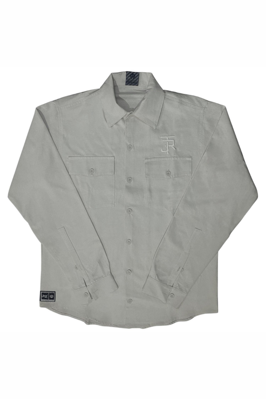 CAMISA OVER MANGA LONGA SARJA LINHO JOHN ROGER