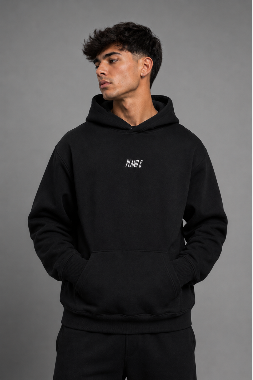 MOLETOM HOODIE CLASSIC BORDADO S/CORDÃO PLANO C