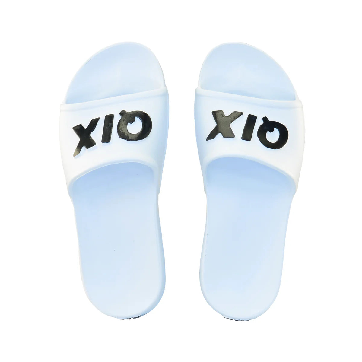 CHINELO QIX NUVEM SLIDE FULL BRANCO E PRETO