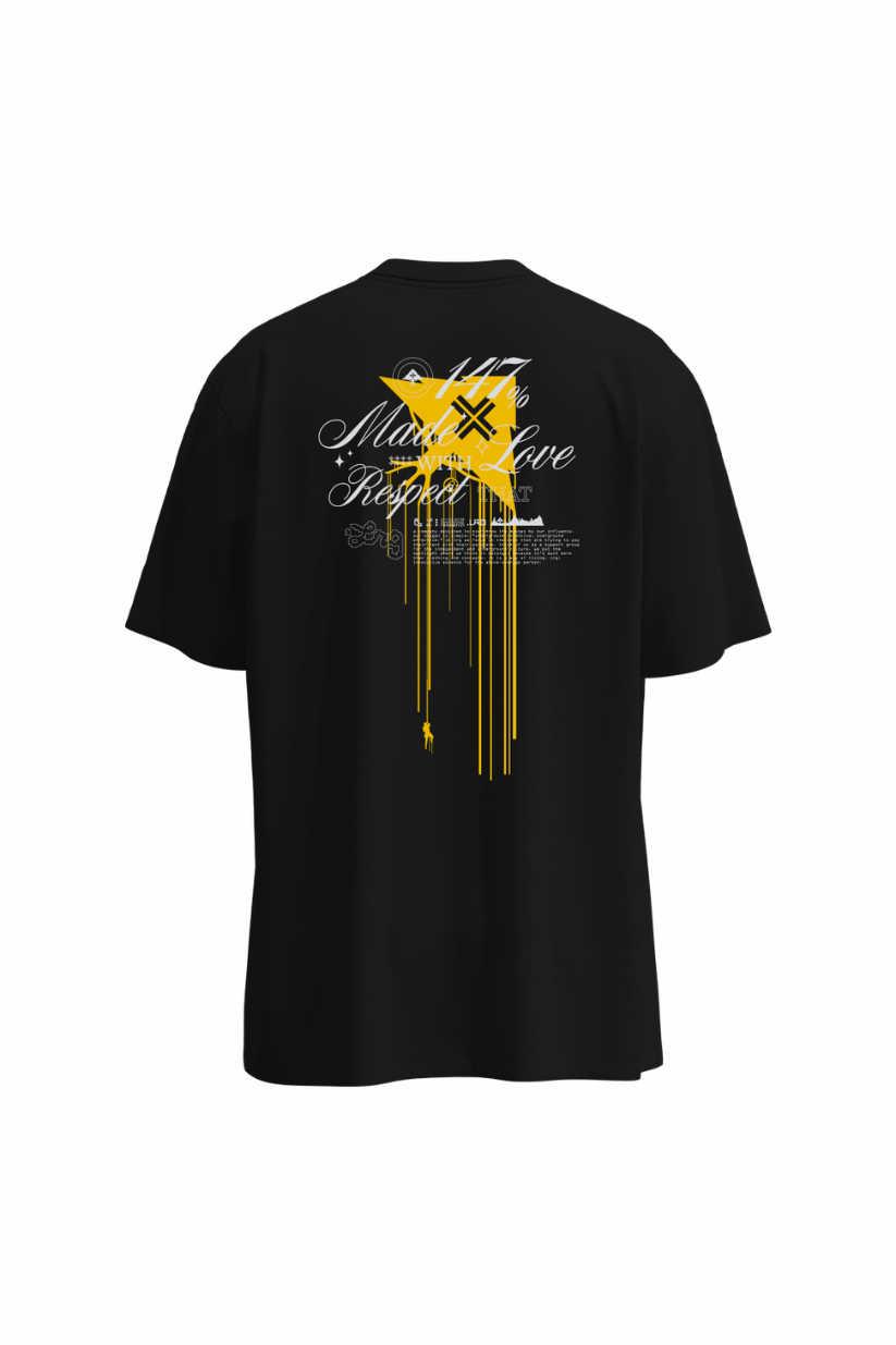 CAMISETA OVER MADE WITH LOVE OVER KNIT LRG