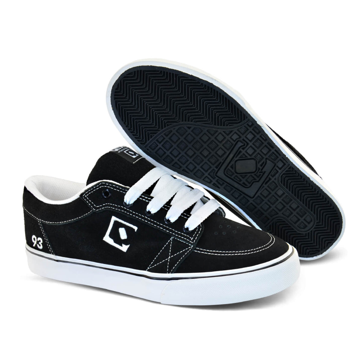 TENIS QIX 93 NINETY THREE R:QXVU0048 - PRETO E BRANCO