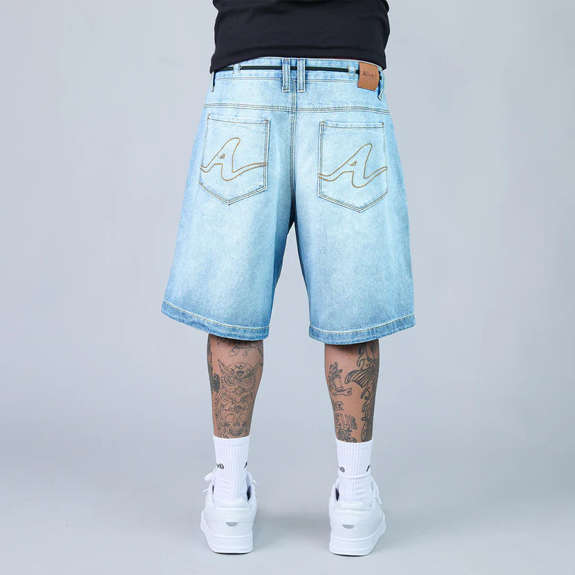 BERMUDA ALIVE JEANS CLASSICA ICE