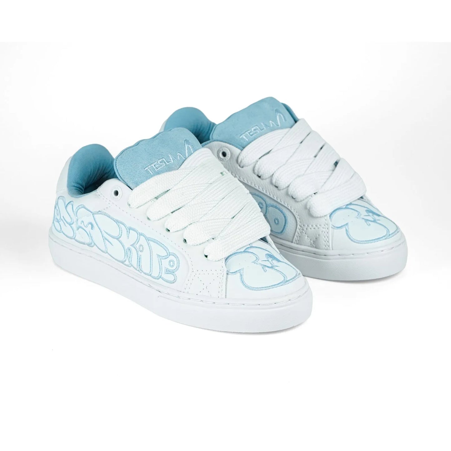 TÊNIS TESLA HERTZ ART - WHITE BLUE
