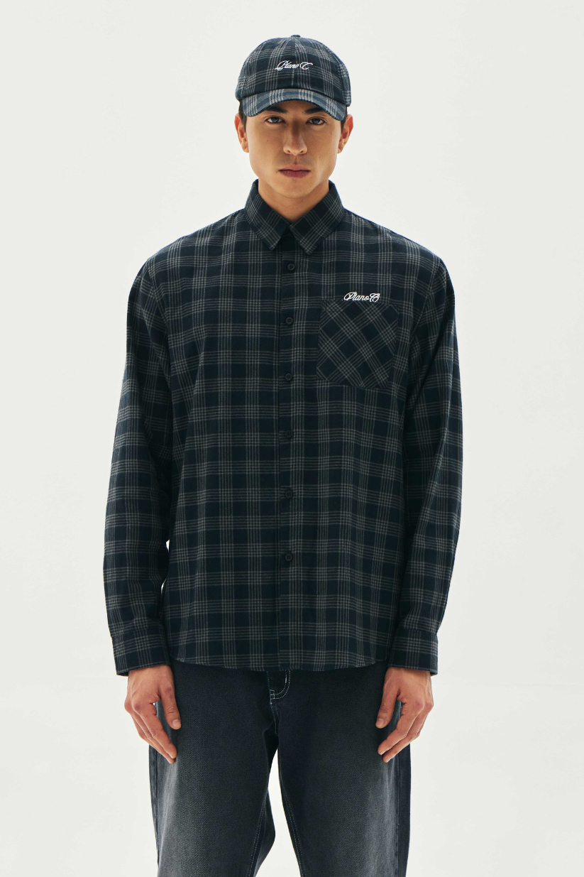 CAMISA SIGNATURE FLANNEL XADREZ PLANO C