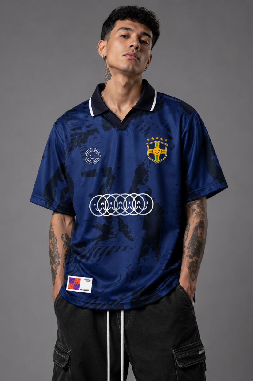 CAMISA ORANGE FC AZUL AZUL MARINHO